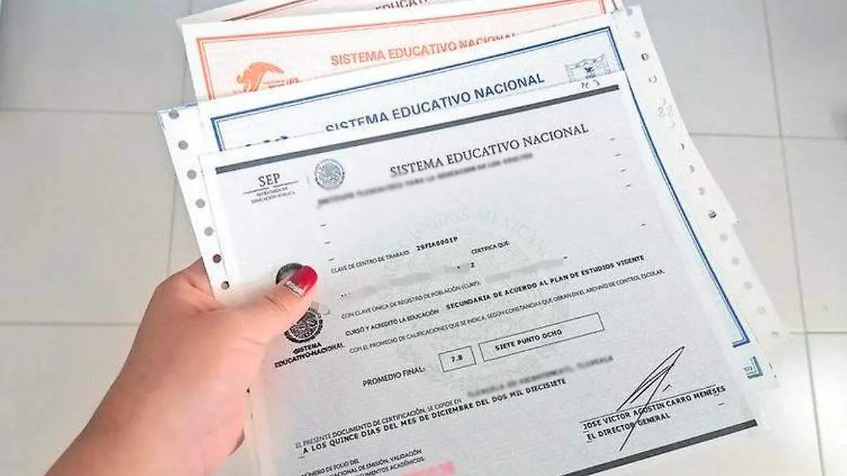 certificados de estudio